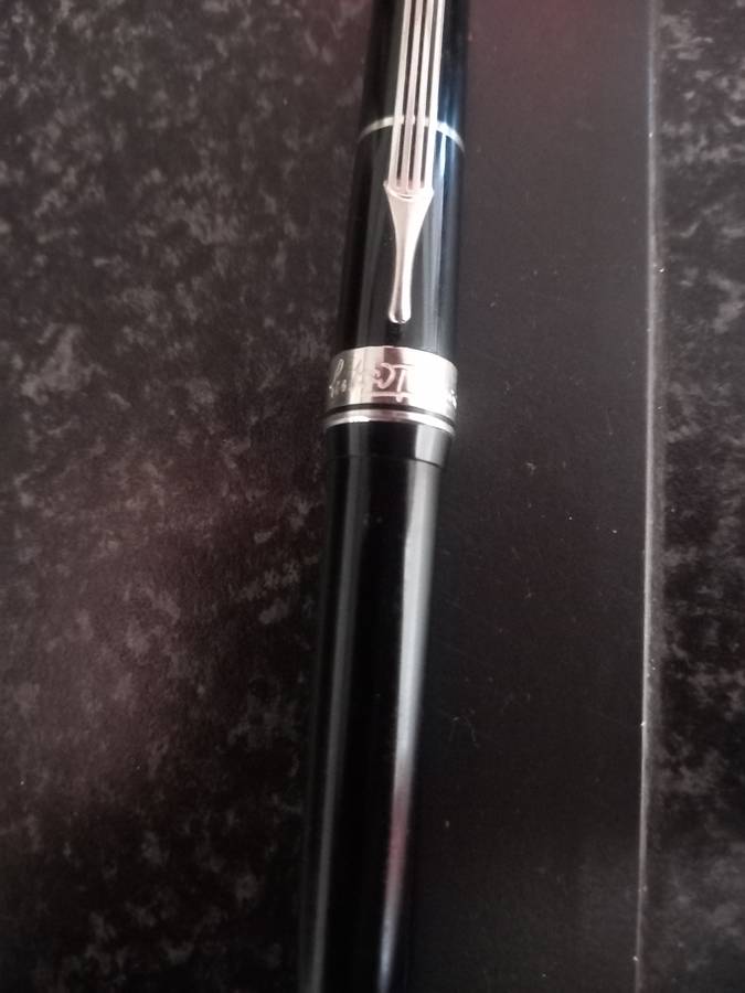 Montblanc limited edition Arturo Toscanini black resin and platinum plate ballpoint pen