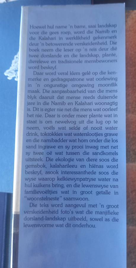 Die Namib en die Kalahari, Dorslande van Suider-Afrika