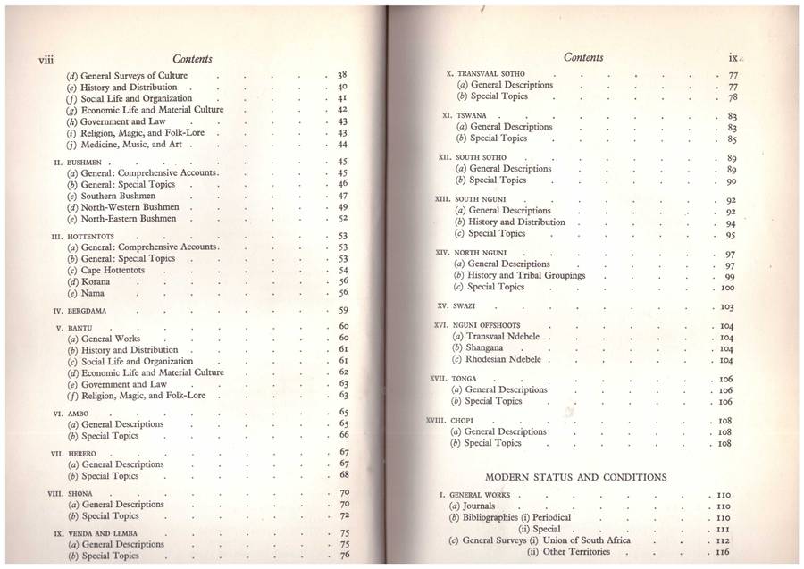 Selected Bibliography of Southern African Native Life and Problems ( I. Shapera)
