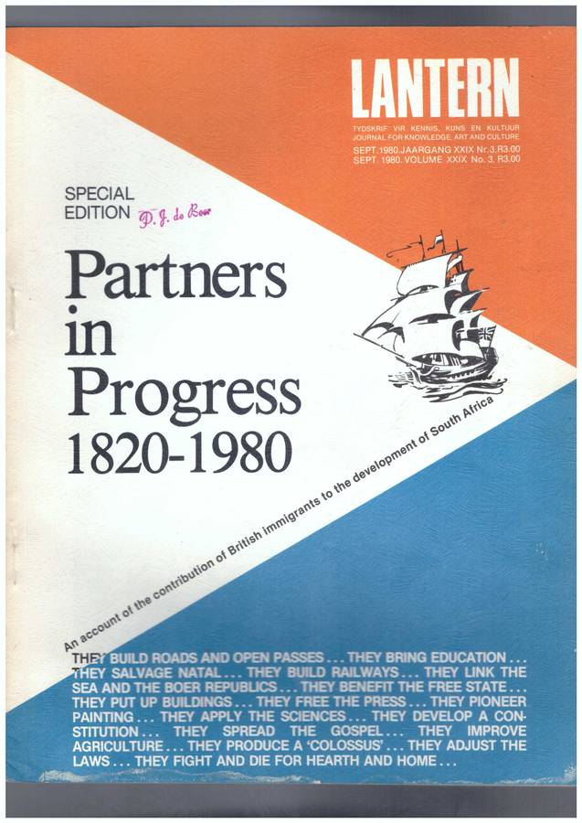 Partners in Progress 1820-1980 - Special edition Lantern tydskrif