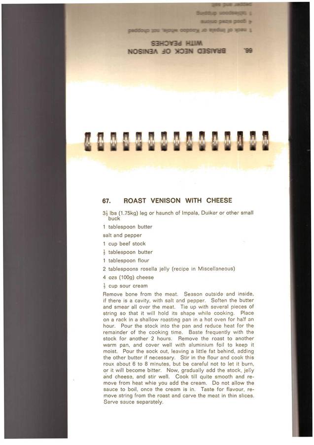 A Bird in the Hand, Poultry, Game & Fish, Recipes for Rhodesians & Others