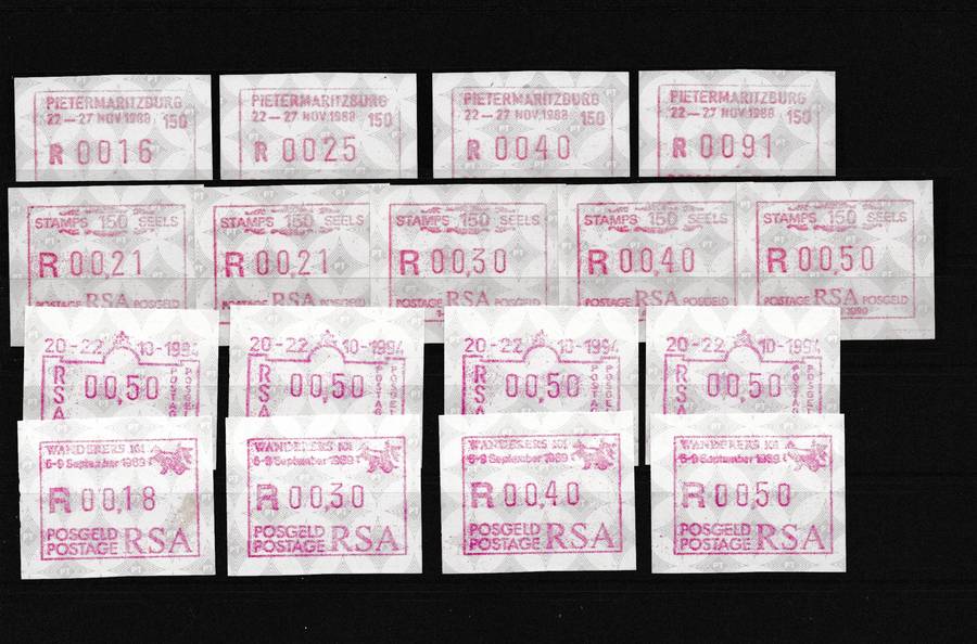 South Africa 1980s  Framas lot mint, used and covers, very fine