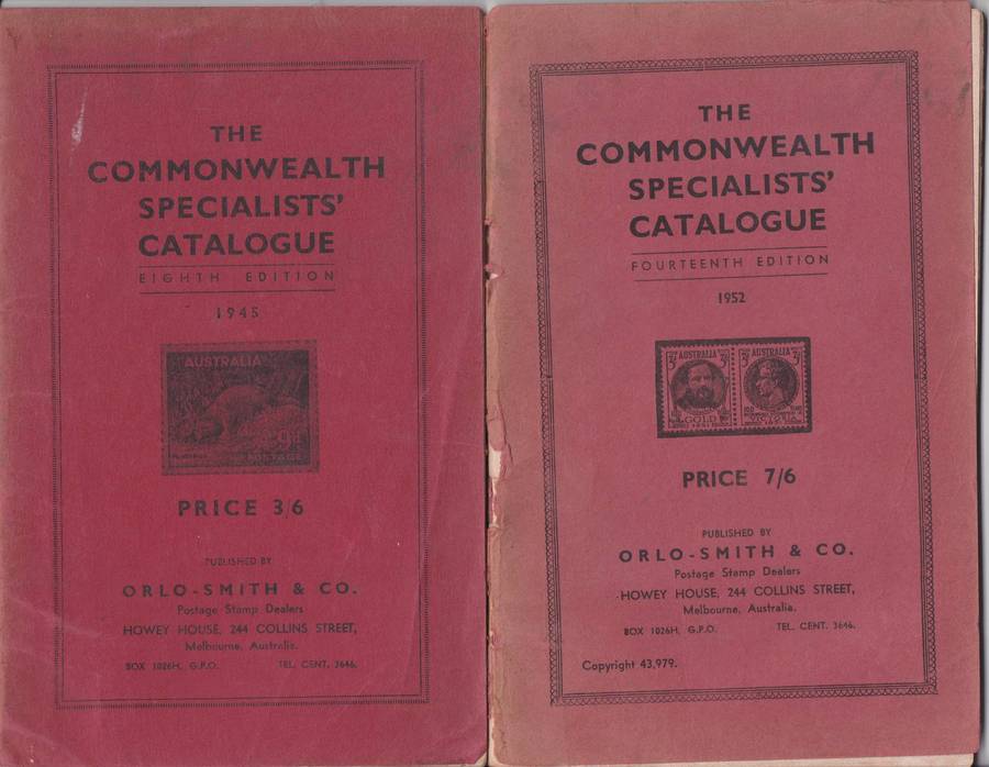 Australia 1945-1952 Specialized catalogues x3 including Alec Rosenblum handbook