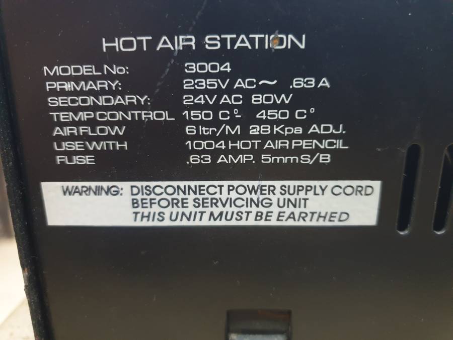 magnum Hotair station model 3004