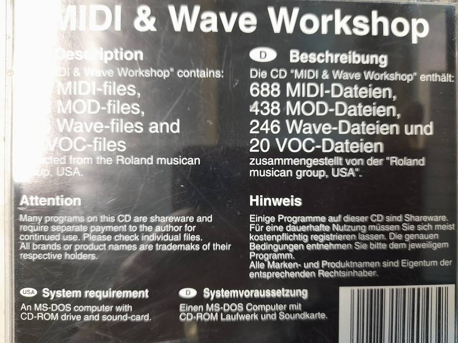 PC Games: Midi & Wave Workshop