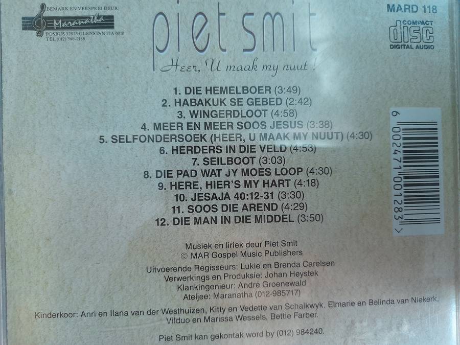 Piet Smit - Heer U maak my nuut