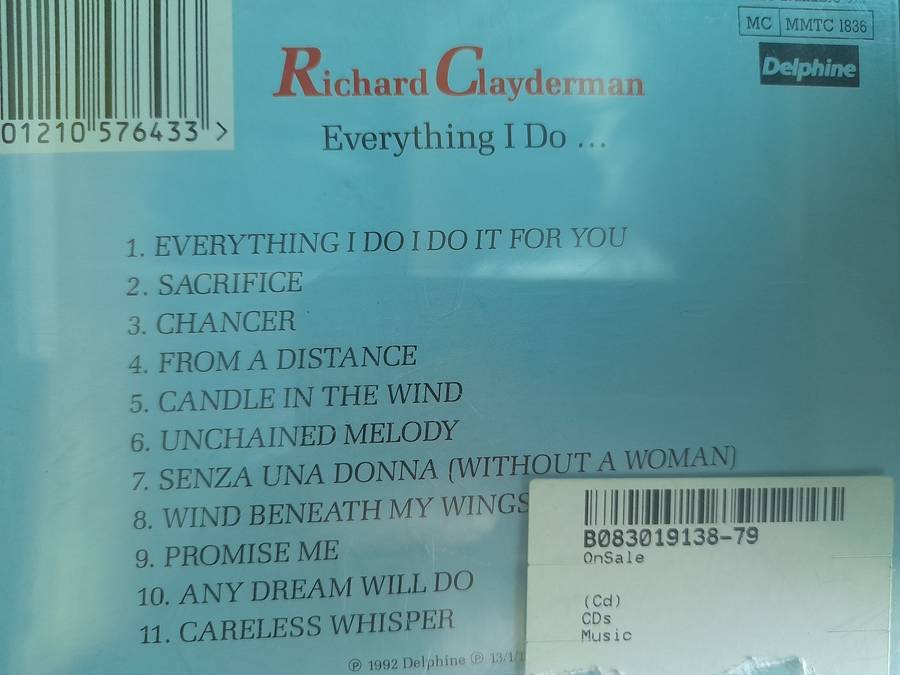 Richard Clayderman - Everthing I do