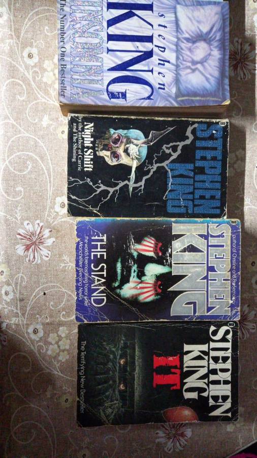 Stephen King books x 6