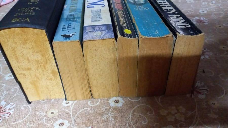 Stephen King books x 6