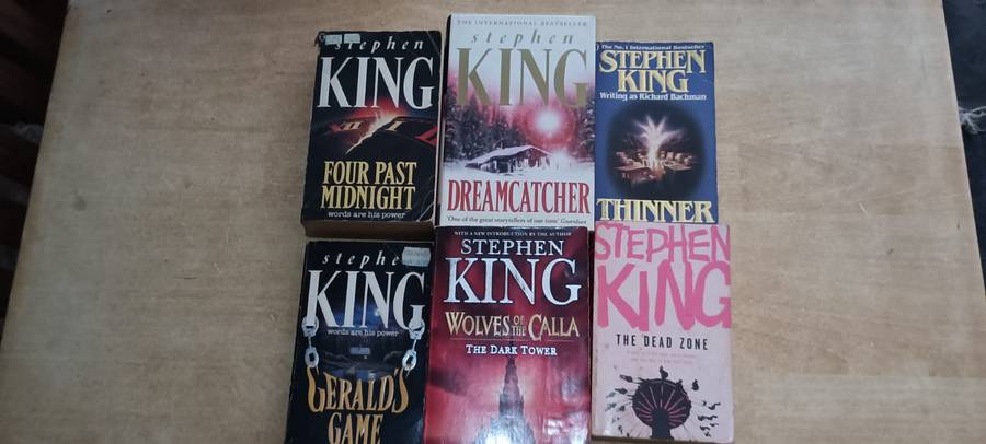 Stephen King books x 6