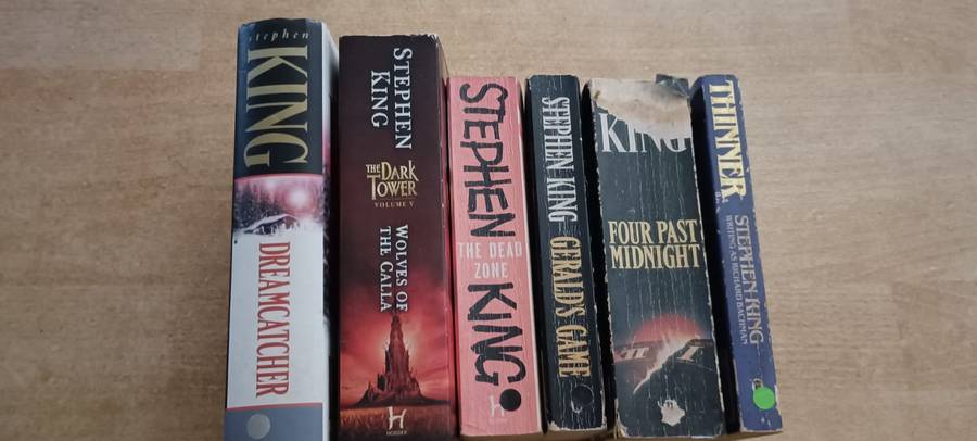 Stephen King books x 6