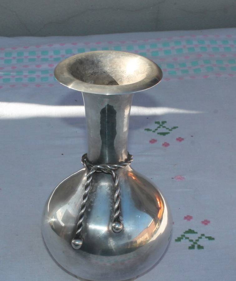Silver Plated Vase