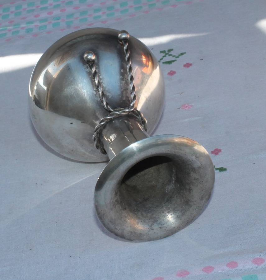 Silver Plated Vase