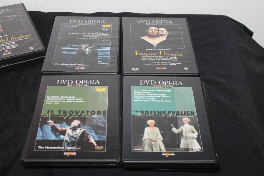 10 Assorted Opera Dvd's Lot 1