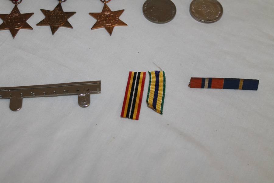 5 Medals and extra Ribbons