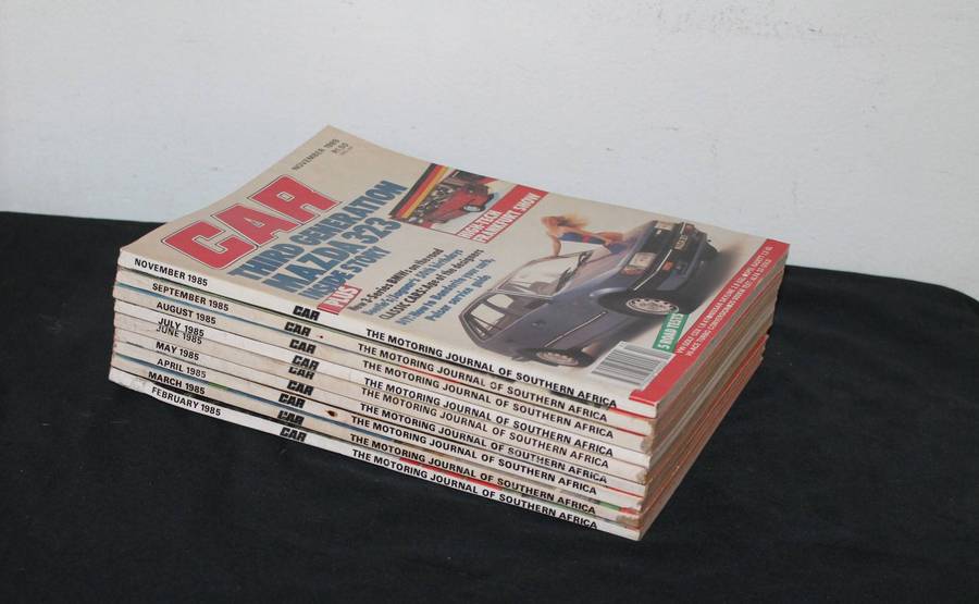 9 x 1985 Car Magazines