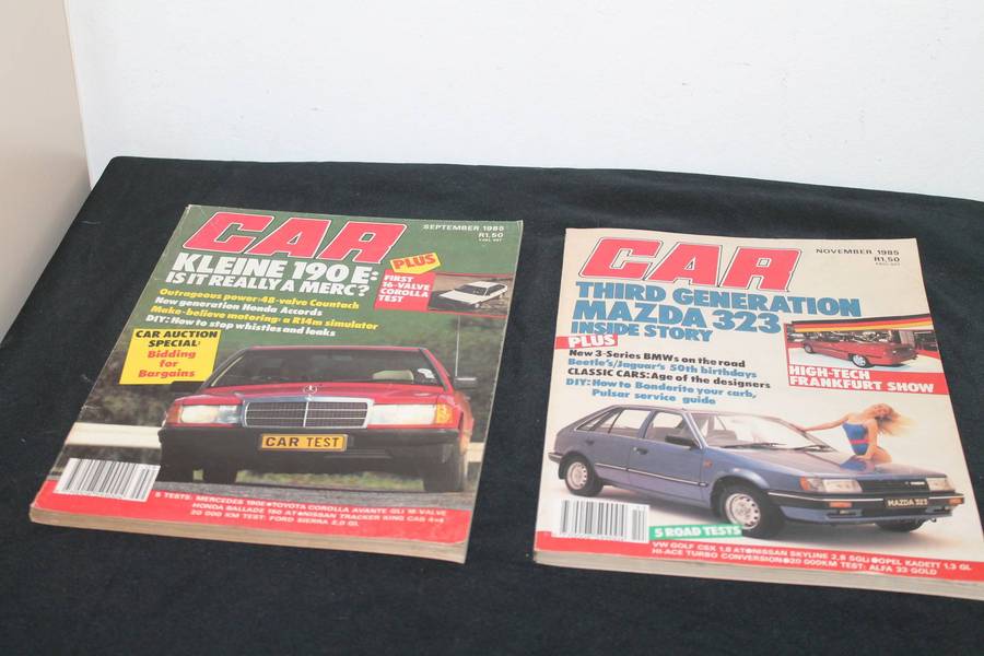 9 x 1985 Car Magazines