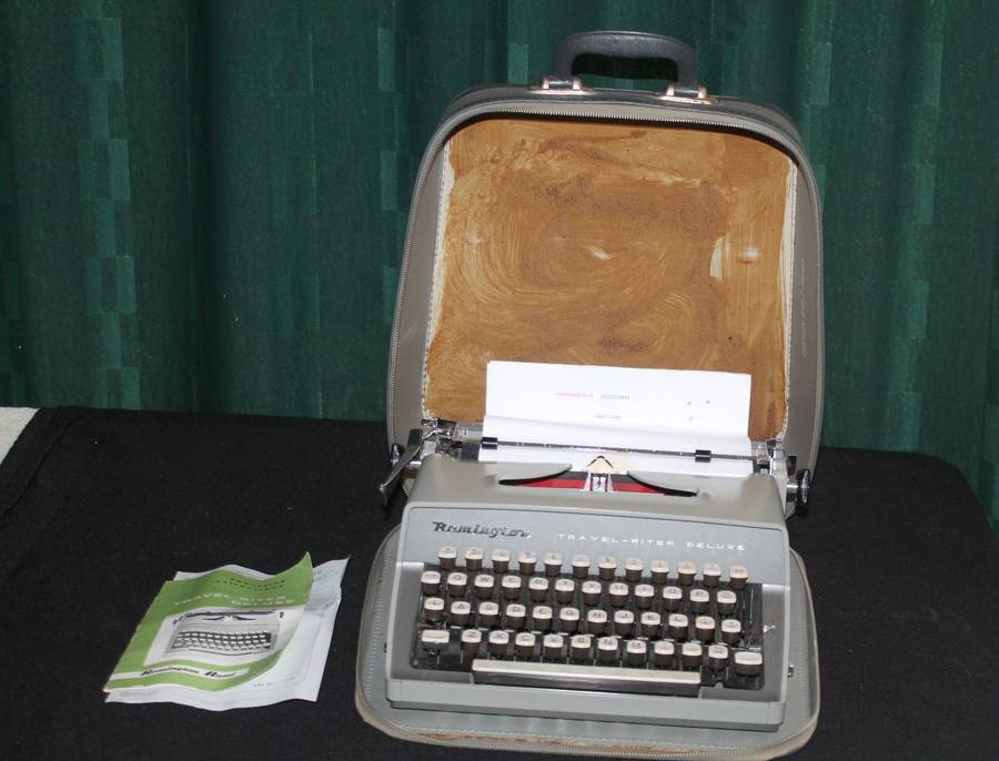 Remington Rand Typewriter in Case