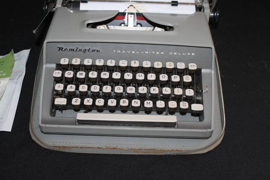 Remington Rand Typewriter in Case