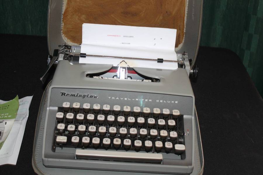 Remington Rand Typewriter in Case
