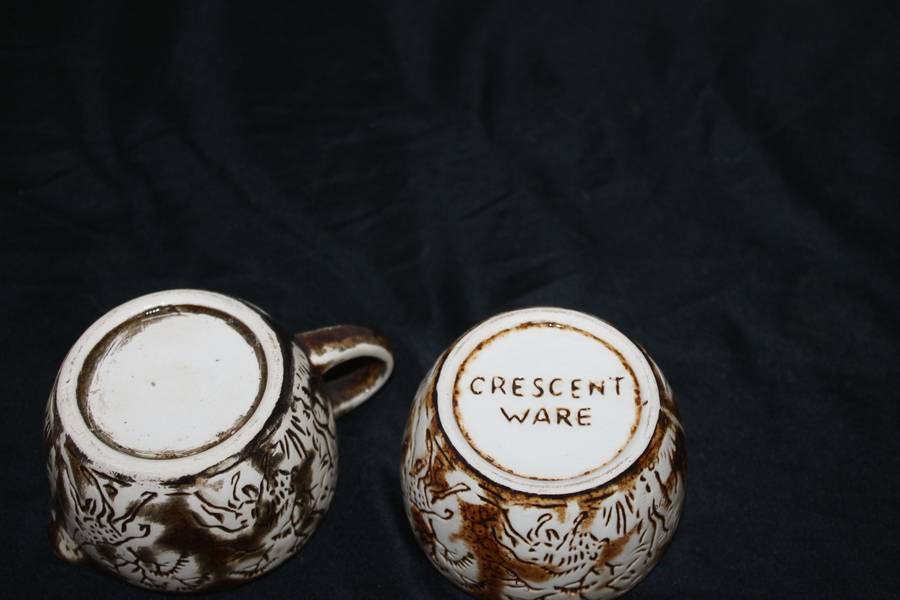 Vintage Crescent 6 Coffee Mugs (Kruger Park Theme)