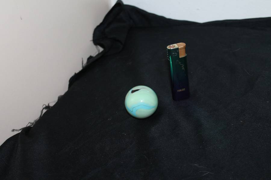 Large Blue and Black Marble