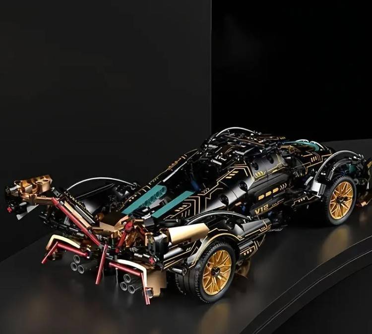 Sport Racing Car Building Block Set for Adults