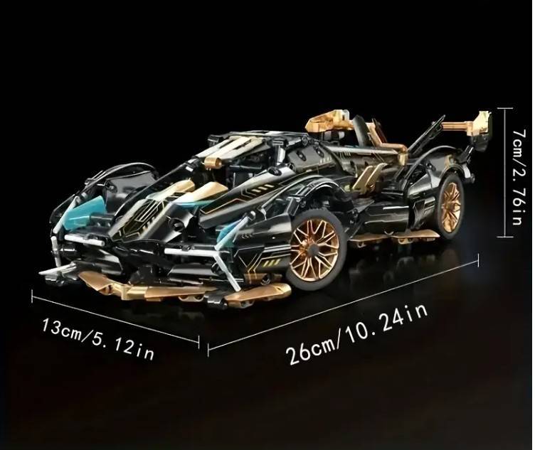 Sport Racing Car Building Block Set for Adults