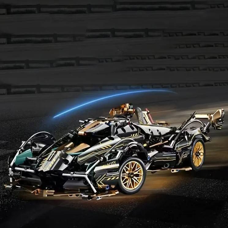 Sport Racing Car Building Block Set for Adults