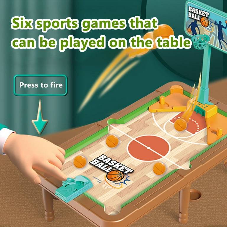6-in-1 Multi Game Table for Kids