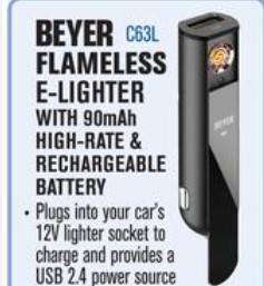 Beyer Flameless E-Lighter - C63L