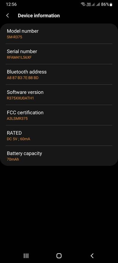 Samsung Galaxy Fit SM375 - Black