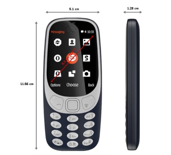 3310 Wantech Dual Sim Mobile Phone