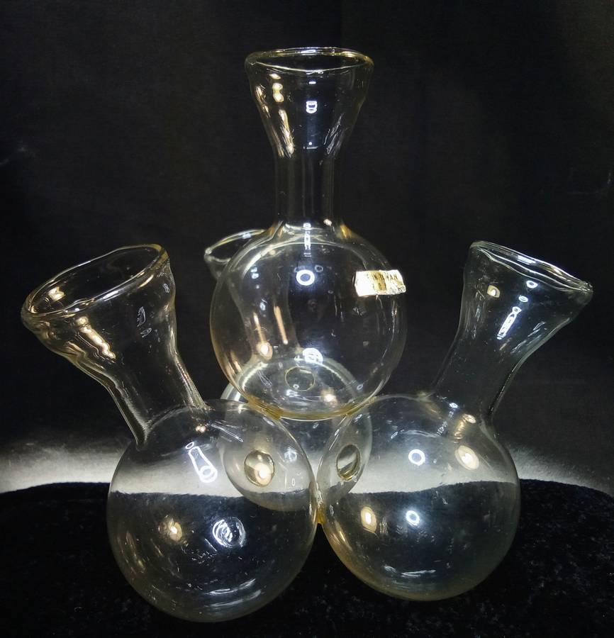 Very fine glass vintage bud `vases`