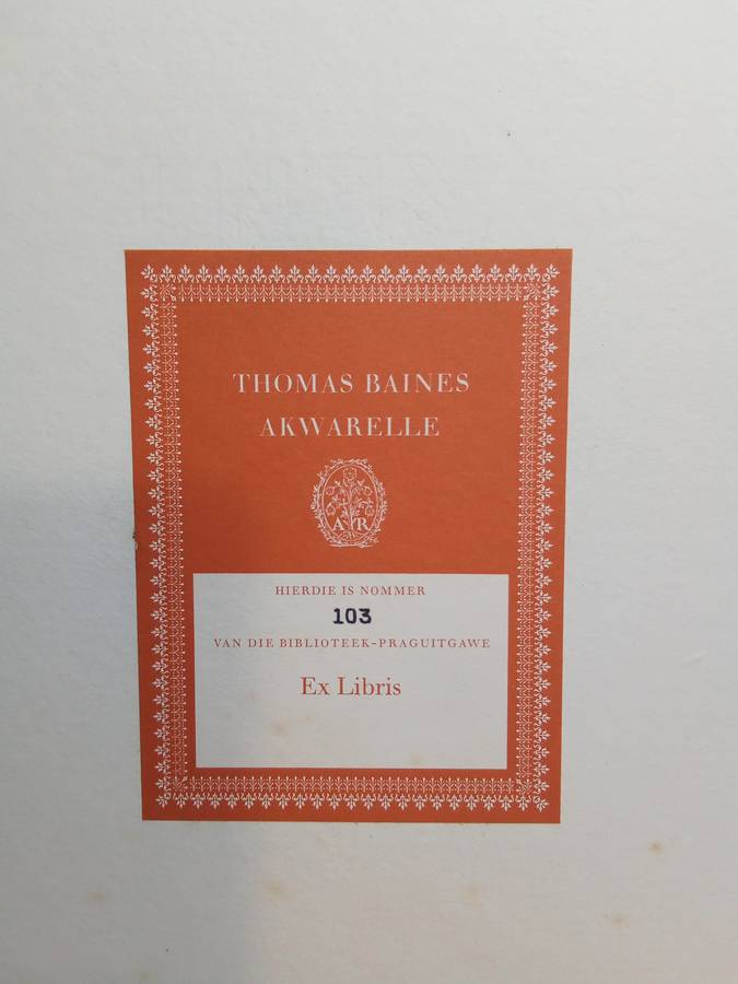 Thomas Baines Water Colours - Akwarelle