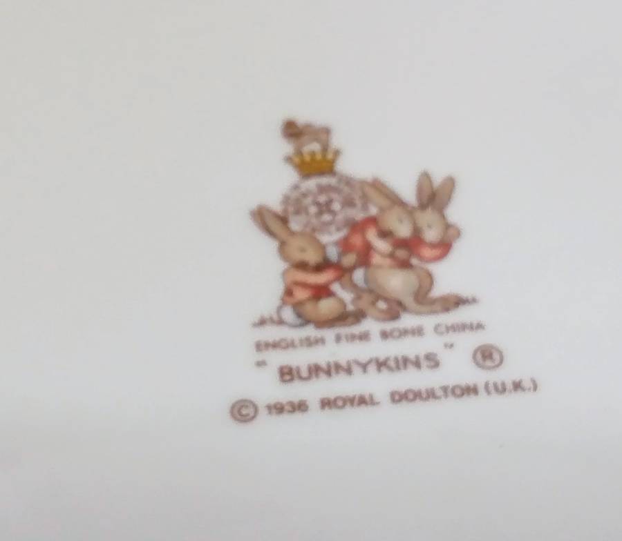 Royal Doulton Bunnykins tea plate