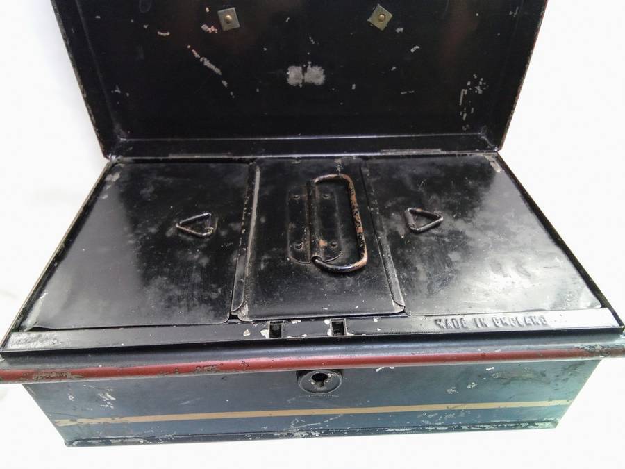 Lovely Large Vintage Cash Money Box - 1940's