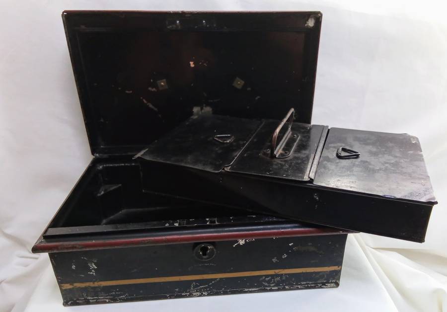 Lovely Large Vintage Cash Money Box - 1940's