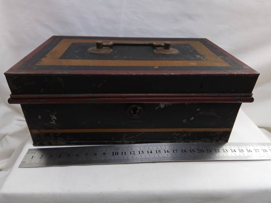 Lovely Large Vintage Cash Money Box - 1940's