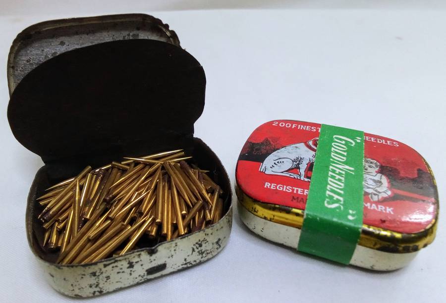 Vintage "Dog & Baby" steel gramophone Phonograph Needles