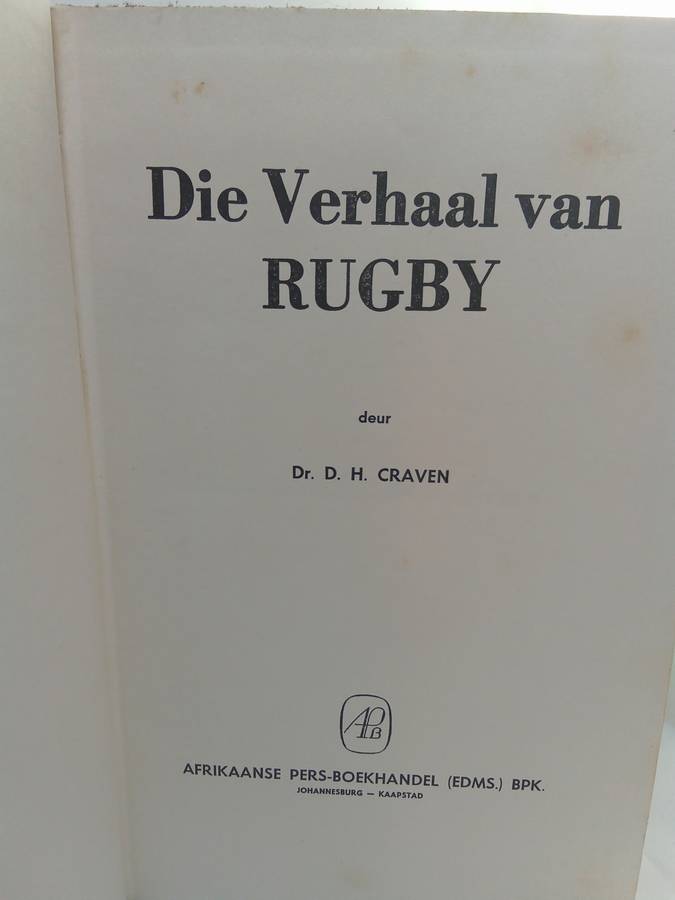 Die Verhaal van Rugby / Danie Craven