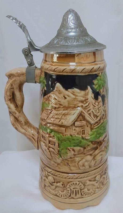 Vintage German style beer stein