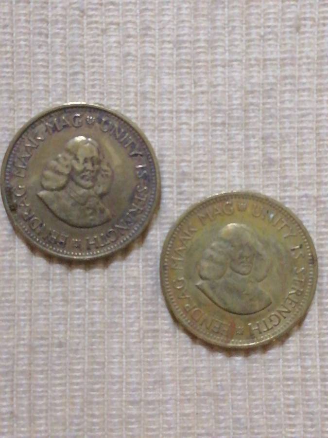South Africa 1961 - 1c and 1/2c coin