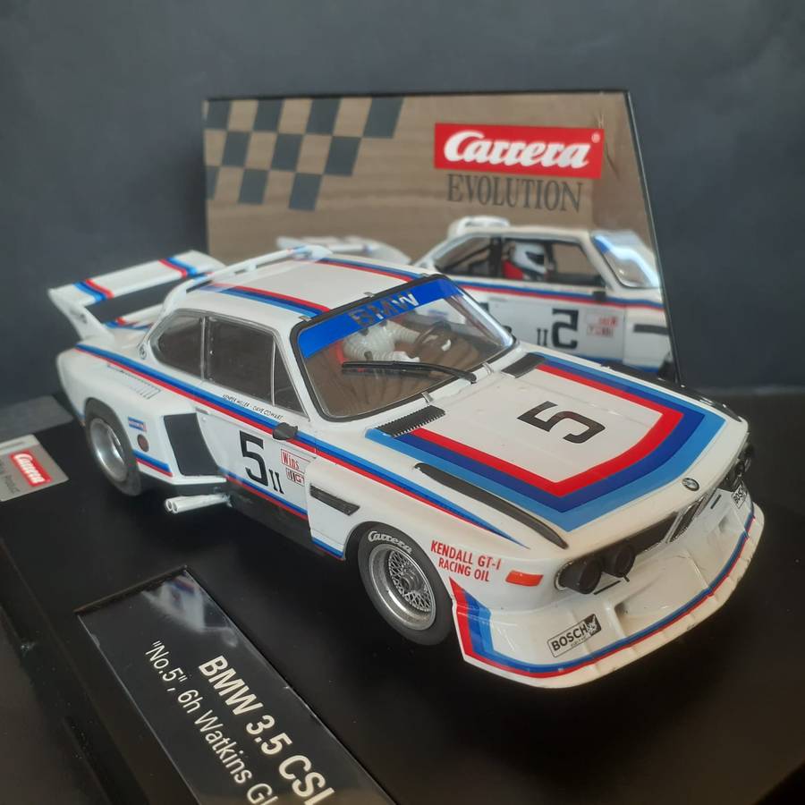 Carrera Evolution 27611 BMW 3.5 CSL No.5 6hour Watkins Glen 1979 Boxed