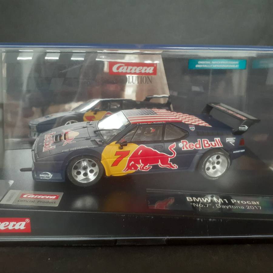 Carrera Evolution 27604 BMW M1 Procar Red Bull Boxed