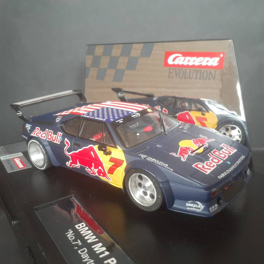 Carrera Evolution 27604 BMW M1 Procar Red Bull Boxed