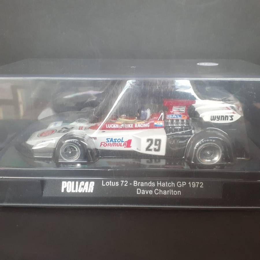 Policar CAR02e Lotus 72 Brands Hatch GP 1972 Dave Charlton Boxed