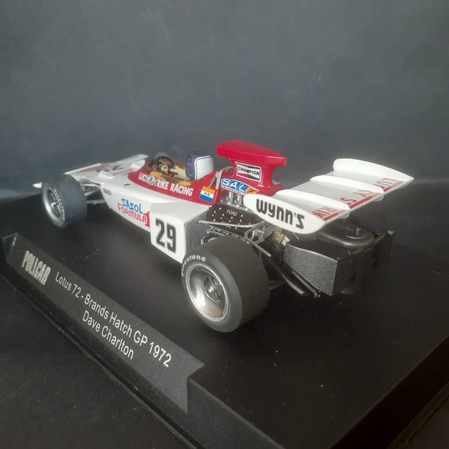 Policar CAR02e Lotus 72 Brands Hatch GP 1972 Dave Charlton Boxed