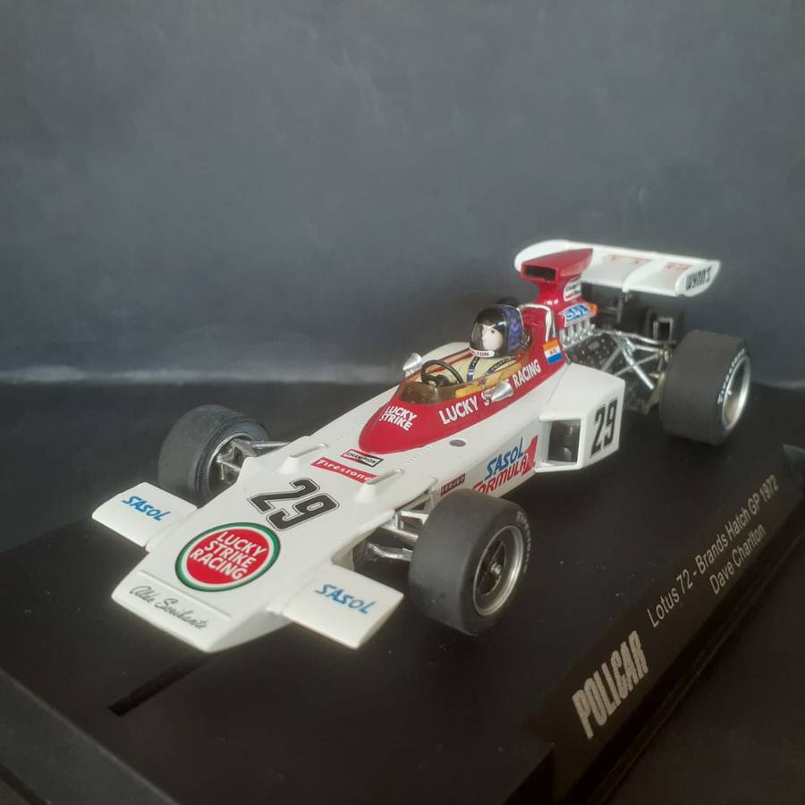 Policar CAR02e Lotus 72 Brands Hatch GP 1972 Dave Charlton Boxed
