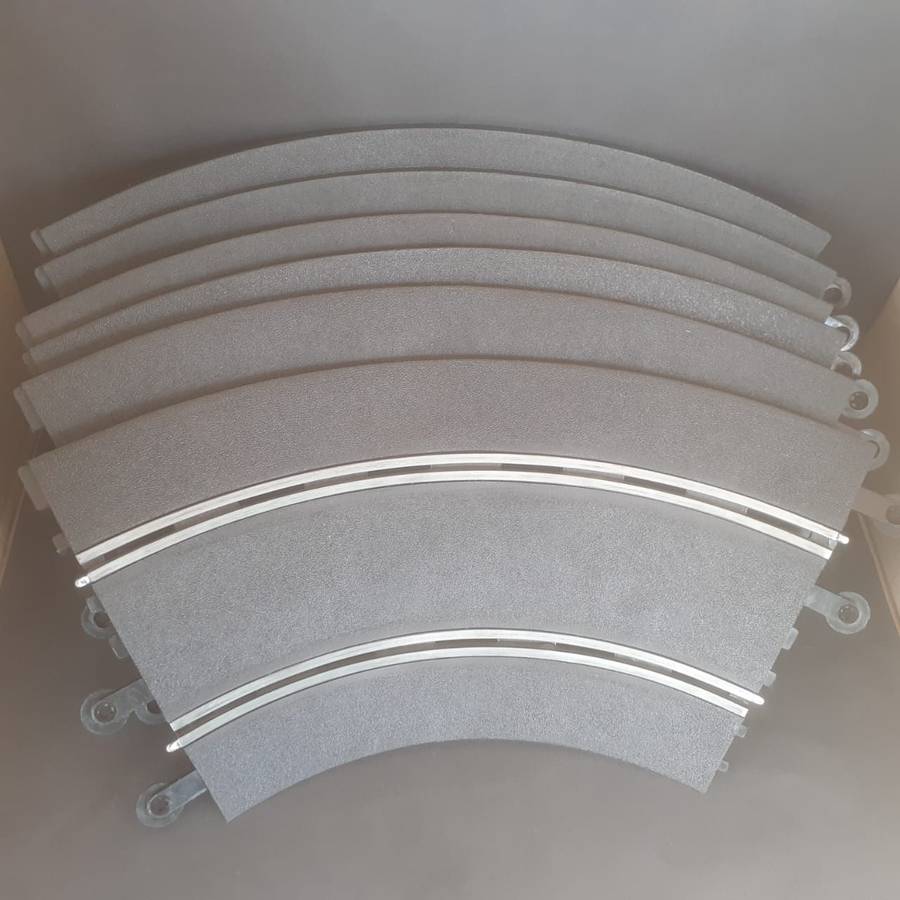 6 x Scalextric Classic Track C187 Banked Curves